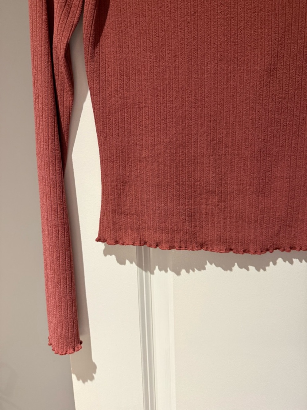 Dynamite Long-Sleeve Ribbed Tee - Picture 2 of 3